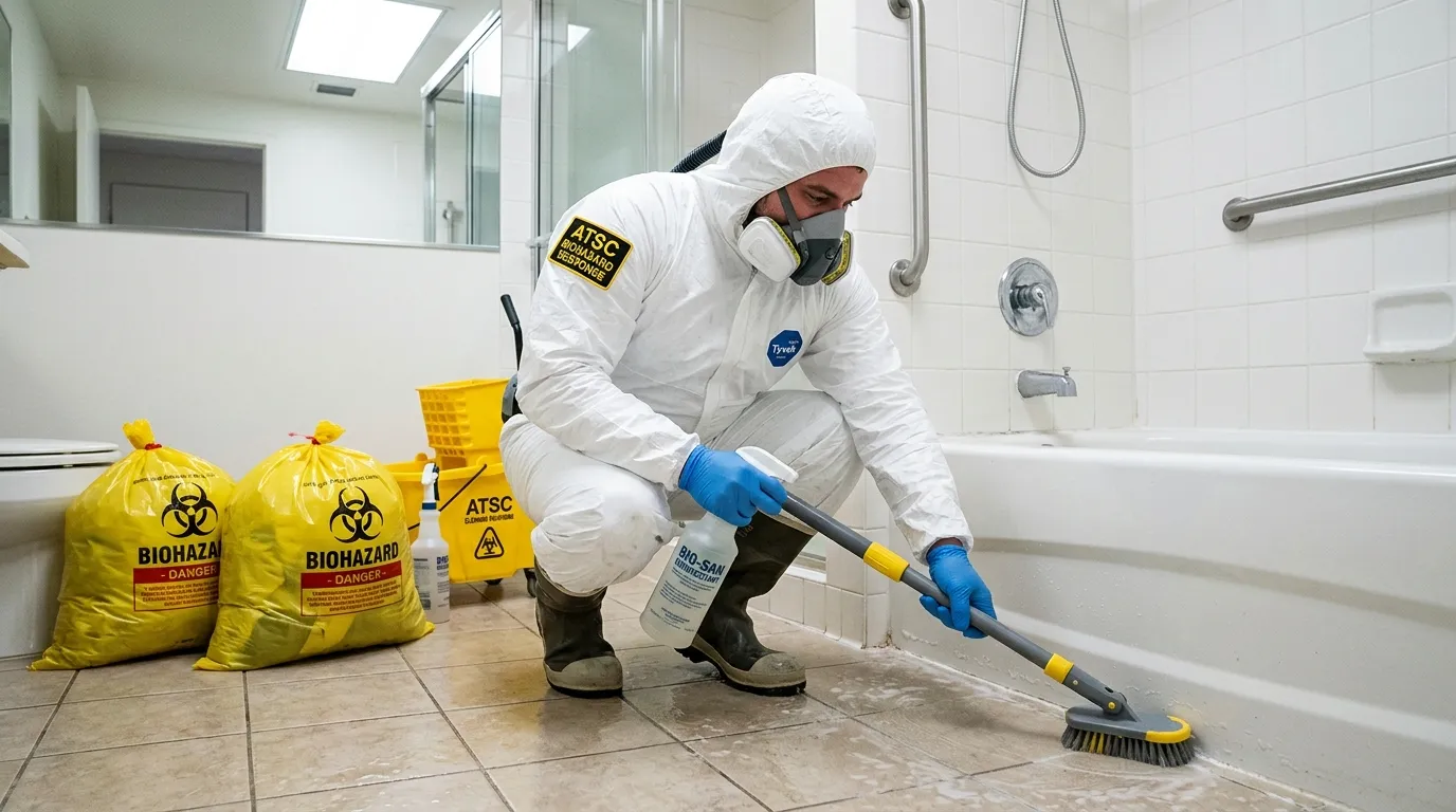 Decontamination equipment deployed for Blood Cleanup in Brunswick